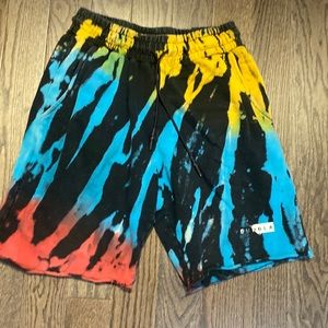 Young La Gym Shorts Tie Dye